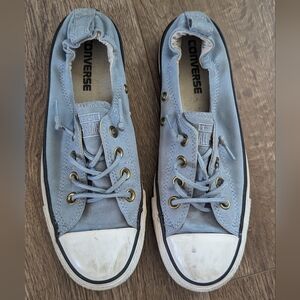 Blue slip-on Converse